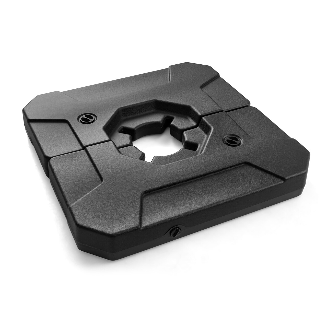 Black Heavy Duty 274 LBS Offset Umbrella Base Stand with Side Handles